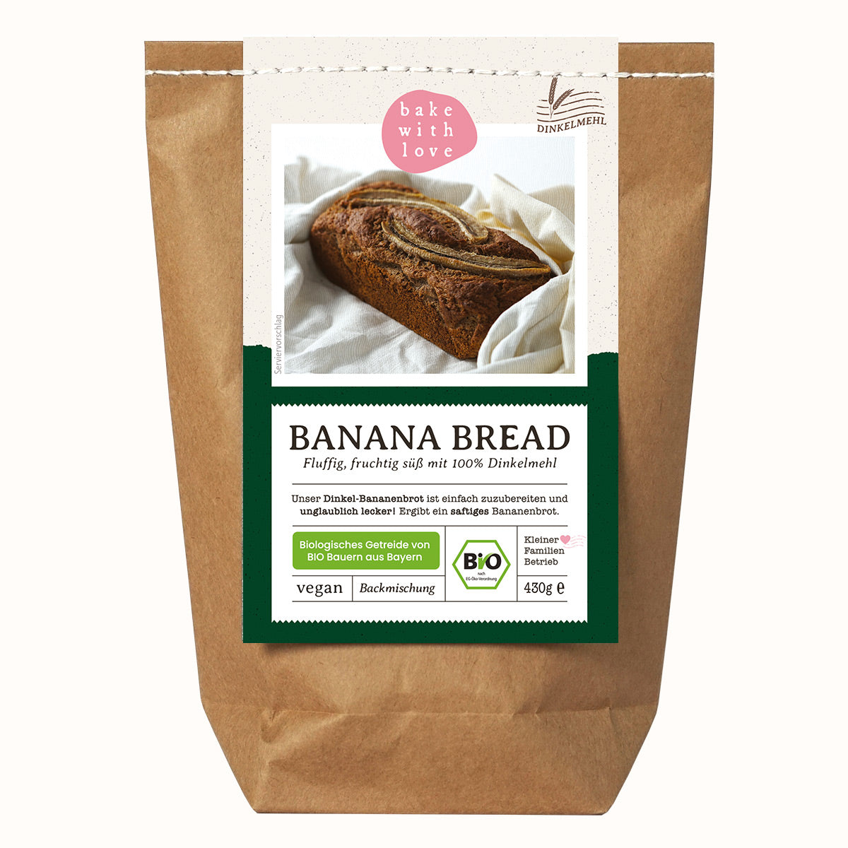 Bio Banana Bread Backmischung