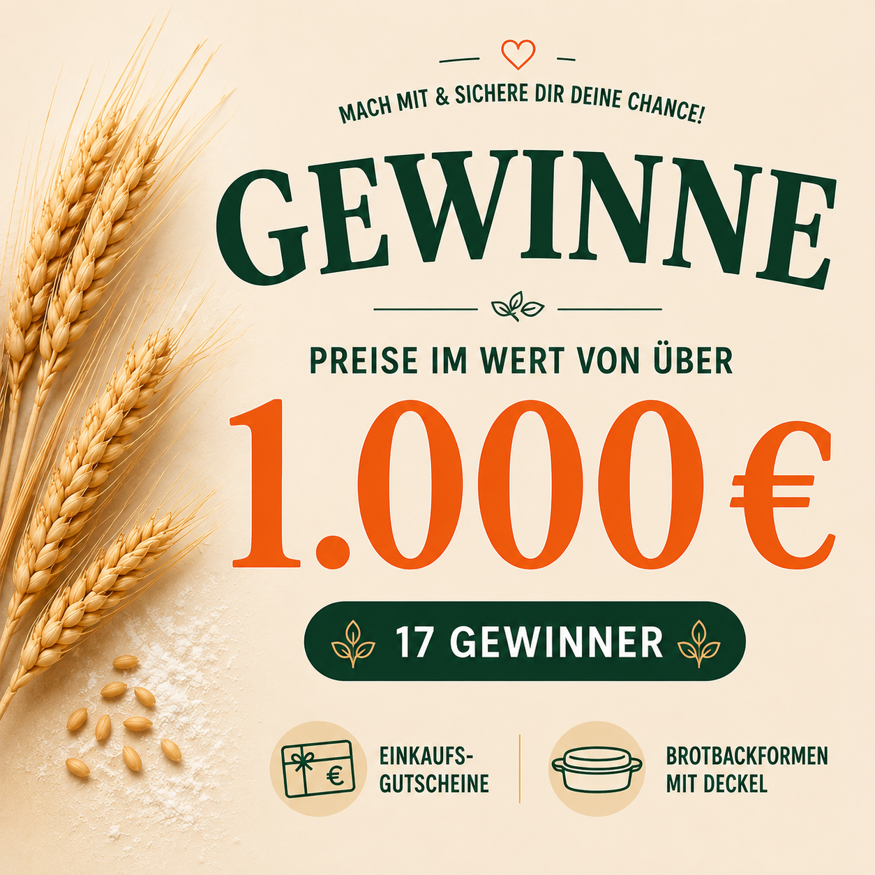 Bake with Love Gewinnspiel