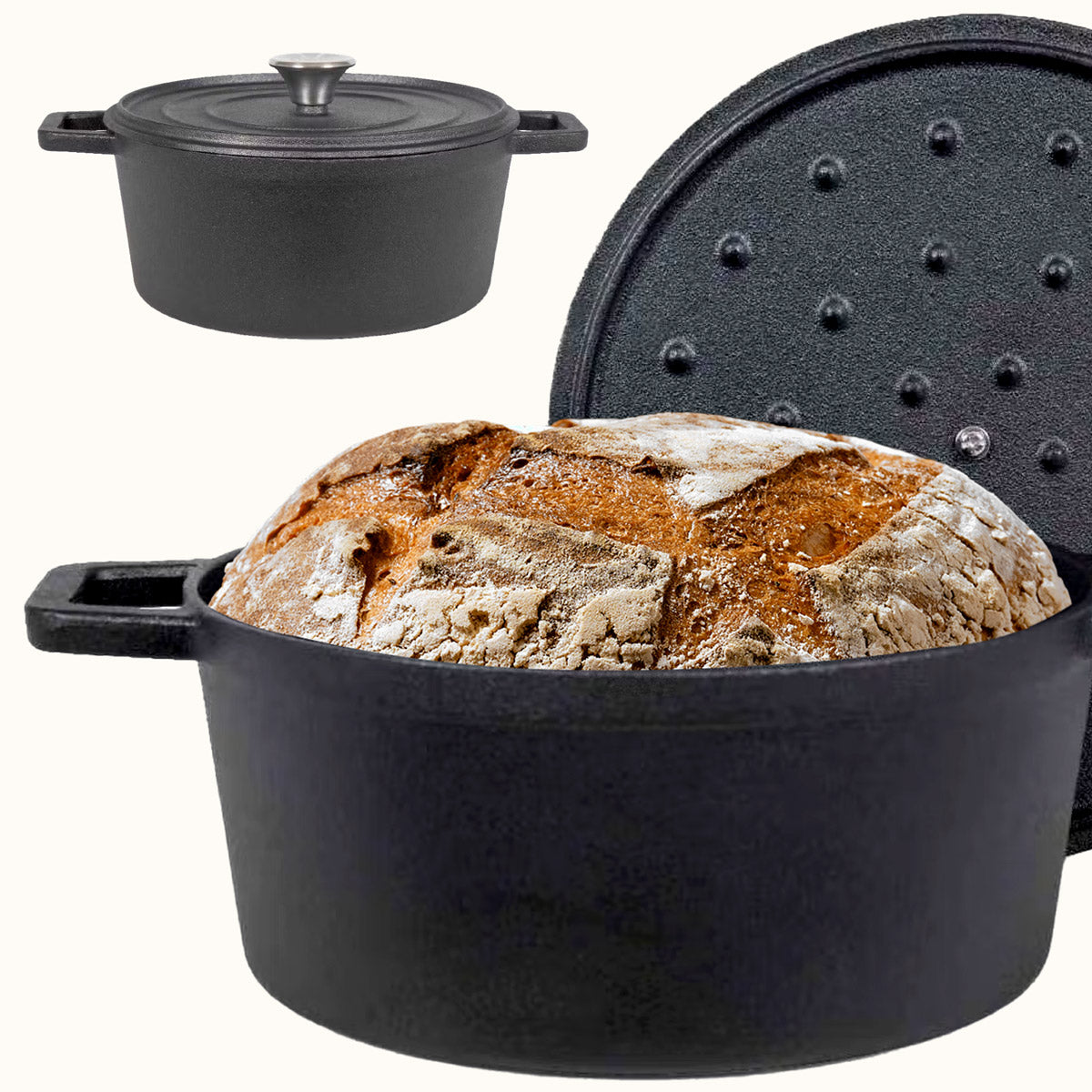 Gusseisen Topf Brot Backen
